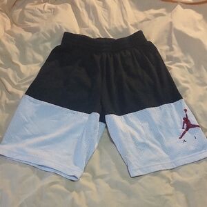 Jordan Kids Black and White Shorts